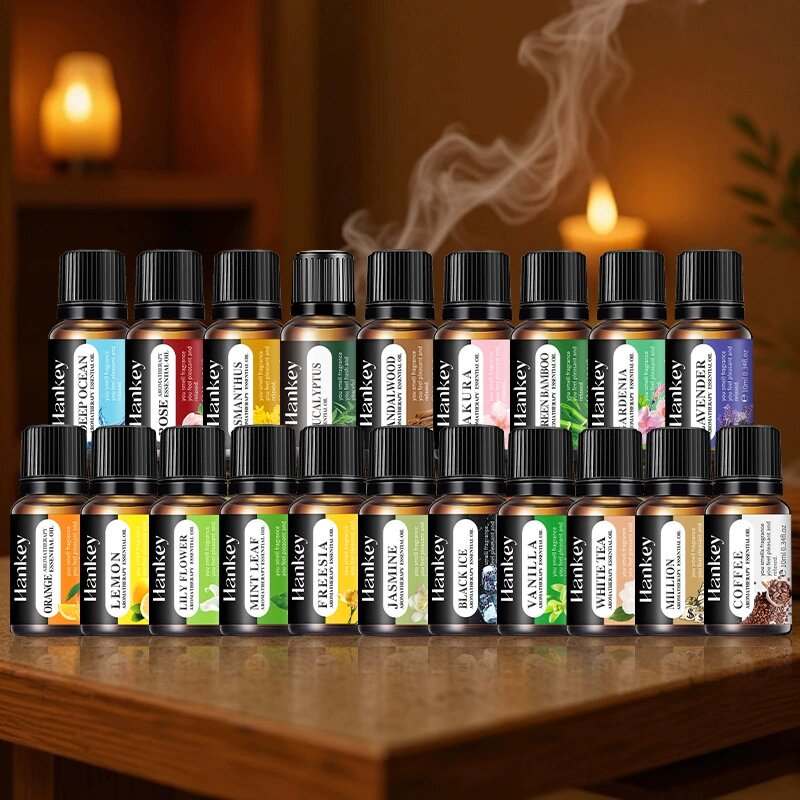 20 Flavors 10ml Essential Oils - Home Fragrance Oud ulasan dan harga
