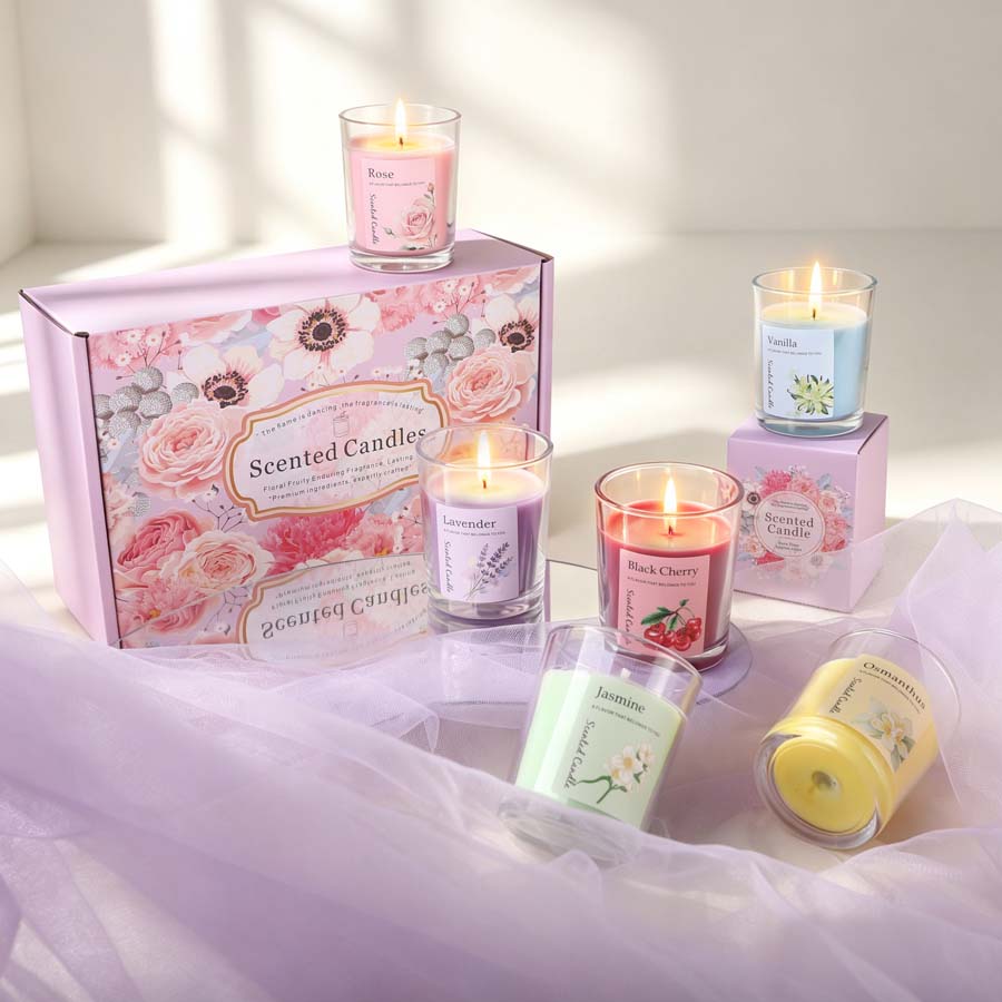 Aromatherapy Scented Candle Gi - Home Fragrance Gift ulasan dan harga