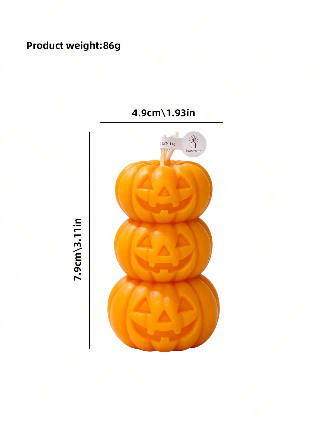 1pc Halloween 3-Layer Pumpkin  - Home Fragrance Gift ulasan dan harga