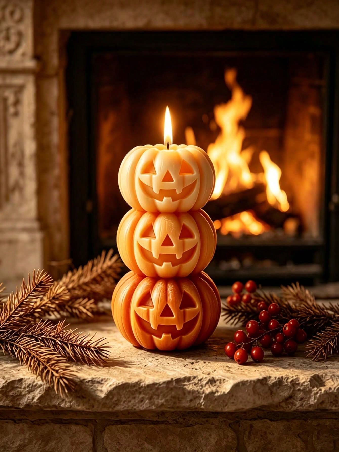 1pc Halloween 3-Layer Pumpkin  - Home Fragrance Gift ulasan dan harga